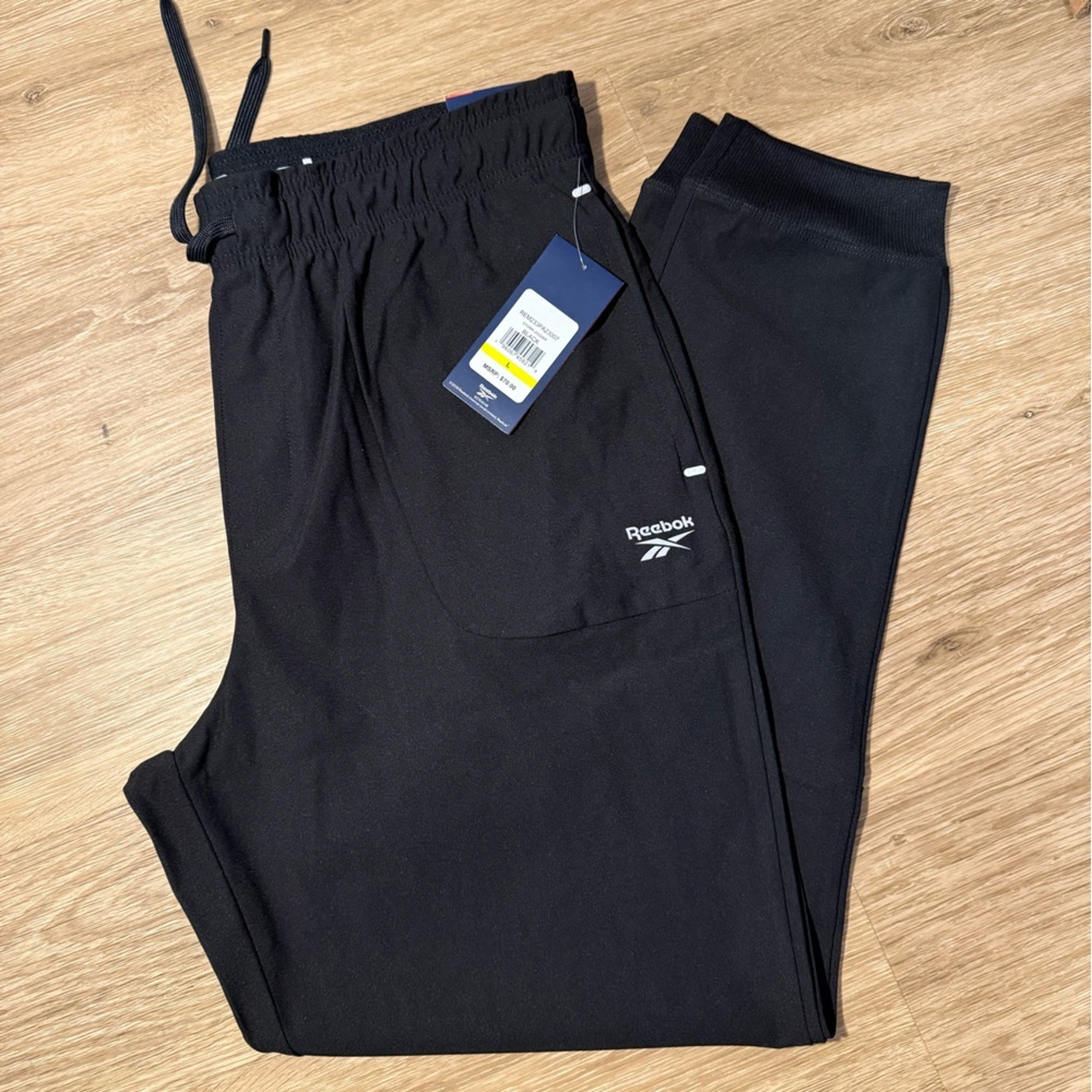New Reebok Lightweight Joggers Black